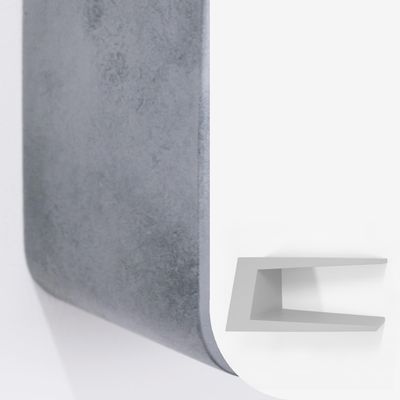 Gutshof VISION Wooden Bookcase Wall Shelf DID-29, White or Concrete Look