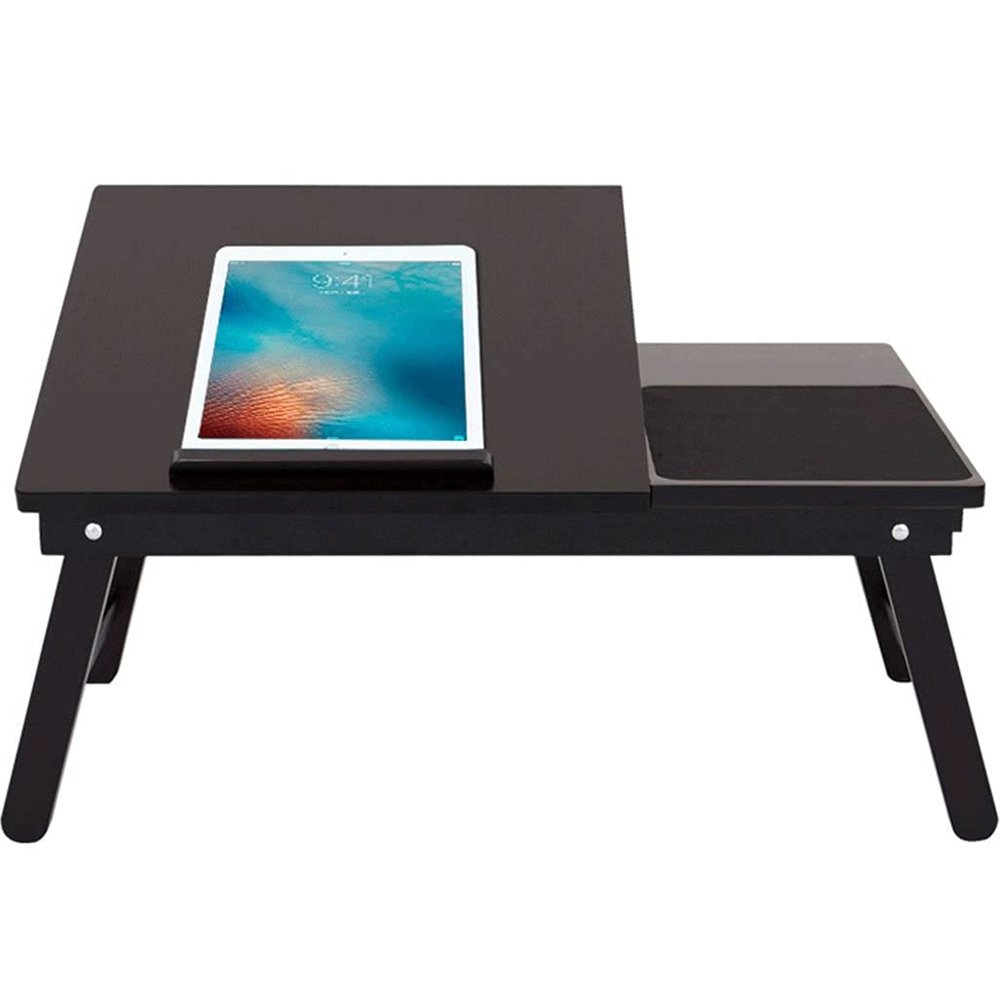 Adjustable Laptop Desk with Tilting Top, Foldable Bed Tray