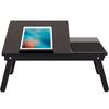 Adjustable Laptop Desk with Tilting Top, Foldable Bed Tray view 1
