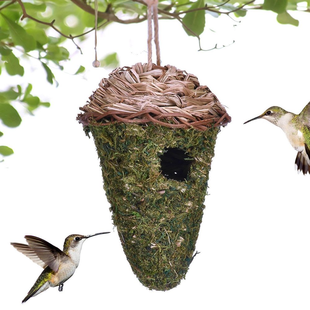 Tear-Shaped Woven Hummingbird Hanging Nest