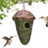 Tear-Shaped Woven Hummingbird Hanging Nest view 1