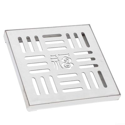 Stainless Steel Drain Cover with Frame, 150 x 150 x 20 x 2 mm