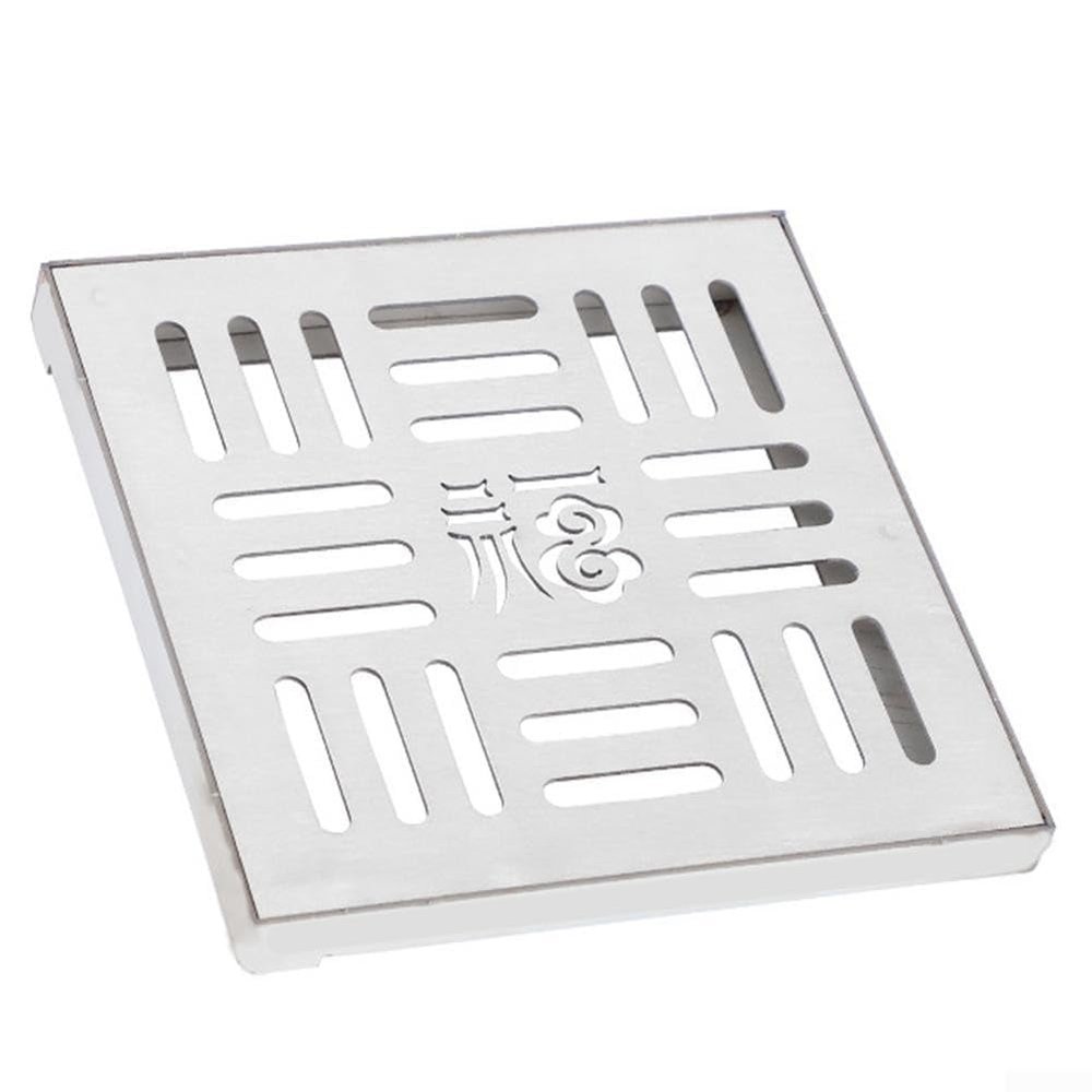 Stainless Steel Drain Cover with Frame, 150 x 150 x 20 x 2 mm