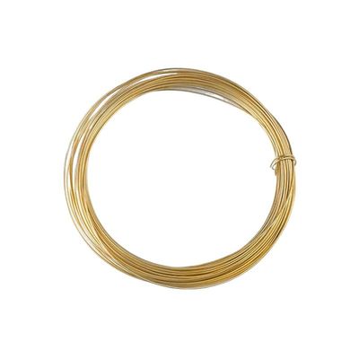 H62 Brass Round Bare Wire, 0.3–5 mm OD, for Jewelry Making and Wire Crafts (0.8 mm, 10 m)