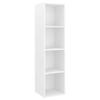 White TV Wall Cabinet 37 x 37 x 142.5 cm view 1