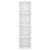 White TV Wall Cabinet 37 x 37 x 142.5 cm view 4