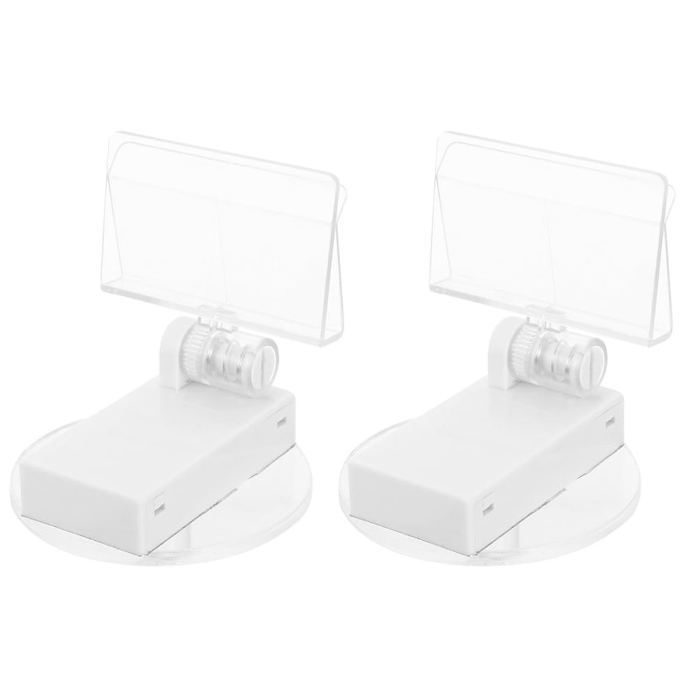 ULTECHNOVO 2-Piece Magnetic Price Holder PC Portable Advertising Clip for Supermarkets and Multiple Stores