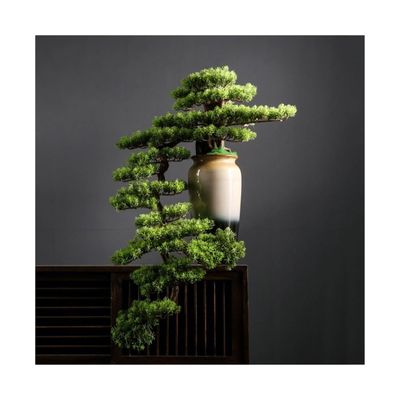 Dh2yjnbf3 Artificial Bonsai Tree, Luxury Green Plant Decoration