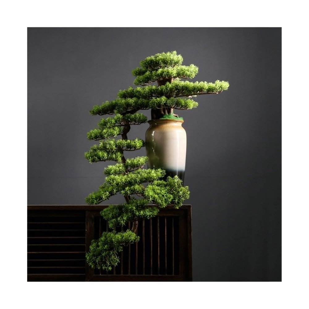 Dh2yjnbf3 Artificial Bonsai Tree, Luxury Green Plant Decoration