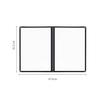 iplusmile 2-Piece Transparent Menu Covers, Water-Resistant and Easy to Clean view 2