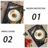 iplusmile 2-Piece Transparent Menu Covers, Water-Resistant and Easy to Clean view 3