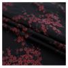 QZLNONTK Brocade Damask Fabric for Silk Satin Dresses, Cheongsam and Kimonos (Red on Black) view 1