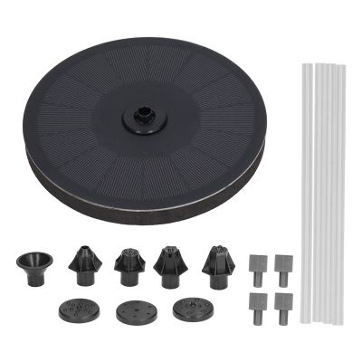 Mavaol Solar Floating Water Fountain, 2.2W Solar Pump, Adjustable Spray Height, Quiet Brushless Pump