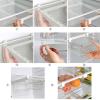 Refrigerator Drawer Organizer, Adjustable Under-Shelf Storage Bin view 3