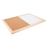 UTHCLO Cork Memo Board with Wood Frame, Single-Sided, for Photos, Notes and Memories, for Home and Office view 1