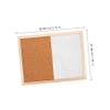 UTHCLO Cork Memo Board with Wood Frame, Single-Sided, for Photos, Notes and Memories, for Home and Office view 2