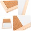 UTHCLO Cork Memo Board with Wood Frame, Single-Sided, for Photos, Notes and Memories, for Home and Office view 3