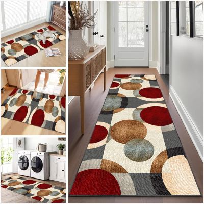 Kitchen and Hallway Runner Rug, 120 x 140 cm, Washable, Non-Slip
