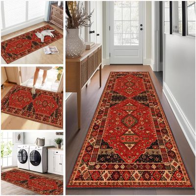 Runner Rug for Kitchen and Hallway, 50 x 180 cm, Washable, Non-Slip