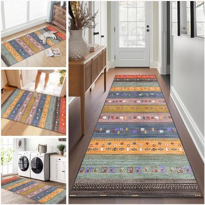 Washable Non-Slip Runner Rug for Kitchen and Hallway, 50 x 90 cm