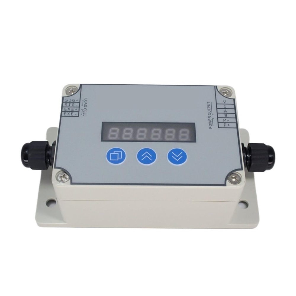 Digital Load Cell Weight Sensor, 24-Bit Weighing Transmitter Module with Display, Load Cell Amplifier Controller, 485, 0–10 V, 4–20 mA (4–20 mA)