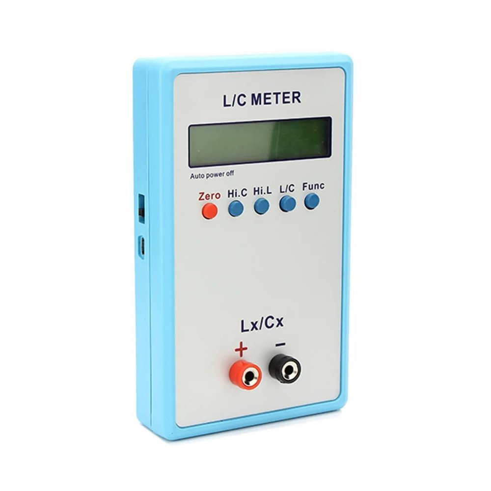 LCR Meter, LC200A Handheld L/C Meter, Inductance Capacitance Meter, Digital Bridge LCR Tester with Backlit LCD Display