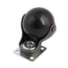 Ball Casters, 4-Pack, with Top Plates, Antique Bronze, Heavy-Duty Bearings (No. 2606) view 4