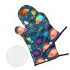 Submarine Reef Fish Oven Mitts and Pot Holders, 4-Piece Set view 3