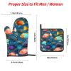 Submarine Reef Fish Oven Mitts and Pot Holders, 4-Piece Set view 4