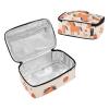 Mnsruu Peach Horse Lunch Bags for Kids and Adults, Insulated Lunch Box, Thermal Cooler Bag for School view 1