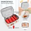 Mnsruu Peach Horse Lunch Bags for Kids and Adults, Insulated Lunch Box, Thermal Cooler Bag for School view 3