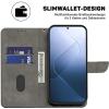 GLANDOTU Phone Case for Samsung Galaxy S24 FE, PU Leather Folio Case with Magnetic Closure, Card Slots, Foldable Stand, Blue Dragonfly view 4