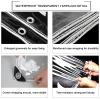 KOOEIN Transparent Heavy-Duty PVC Tarp with Zipper, 6 x 2.4 m view 3