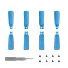 8-Pack Replacement Propellers for DJI Flip Drone, Blue view 1
