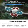 8-Pack Replacement Propellers for DJI Flip Drone, Blue view 3