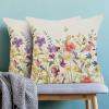 AEIOAE Spring Wildflower Pillow Covers, 20 x 20 in, Set of 2 view 2