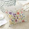 AEIOAE Spring Wildflower Pillow Covers, 20 x 20 in, Set of 2 view 4