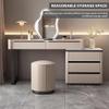 Modern Makeup Vanity Desk Set with Mirror Lights and Stool, Large 101.6 cm Vanity for Girls' Bedroom view 3