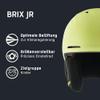 ALPINA BRIX JR Kids' Ski Helmet, Sunny Lime, 51–55 cm view 2