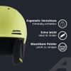 ALPINA BRIX JR Kids' Ski Helmet, Sunny Lime, 51–55 cm view 3