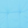 GO-DE Textil Garden Chair Cushions for Mid-Back Chairs, 2-Pack, Solid Blue view 4