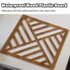 TGDGFKIAS Hanging Room Divider Panel, Waterproof Wood-Plastic Screen for Bedroom, Dining Room & Hotel, 1–100 Pieces Optional (4 Pcs) view 3