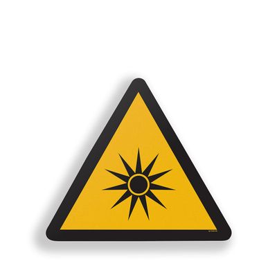 1 pc | INFLOORMA PRO | 200 mm | Floor Sign | W027 - Warning of Optical Radiation