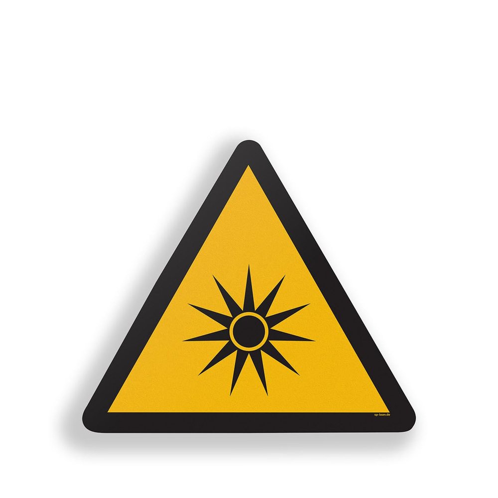 1 pc | INFLOORMA PRO | 200 mm | Floor Sign | W027 - Warning of Optical Radiation