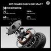Segway-Ninebot F3 Pro D Electric Scooter, Road-Legal for Adults, 70 km Eco-Mode Range, 120 kg Capacity, Dual Hydraulic Suspension, Smart Display view 3