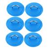 Happyyami Kayak Ring Buckles, 6-Piece Set for Boats and Paddleboards, Blue view 1