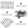 Happyyami 20-Piece High-Strength Fishing Swivels with Accessories for Outdoor Fishing view 3