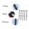 Sosoport 20-Piece PP Ground Stakes for Drip Irrigation, Black view 3