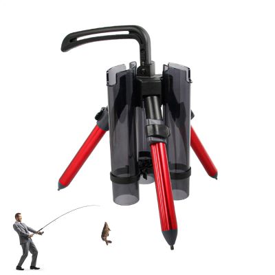 Aluminum Alloy Floor-Standing Fishing Rod Holder Rack