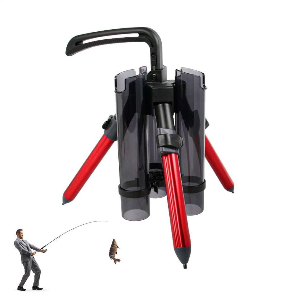 Aluminum Alloy Floor-Standing Fishing Rod Holder Rack